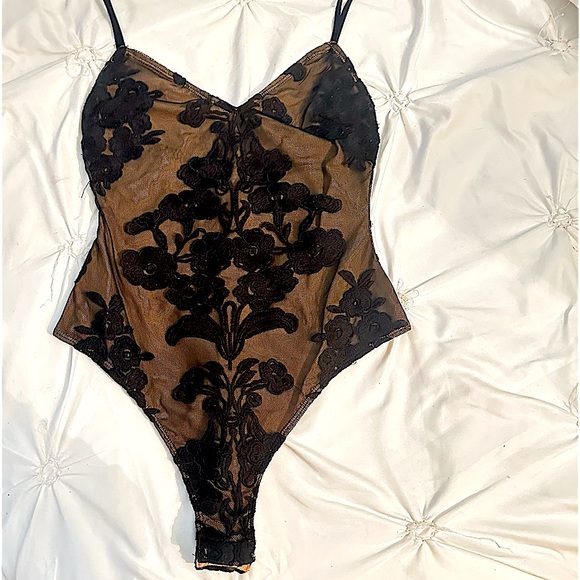 For Love and Lemons Temecula bodysuit. Thong. XS. Floral - Picture 2 of 8